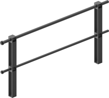 Knieholmgeländer Knee rail Scape