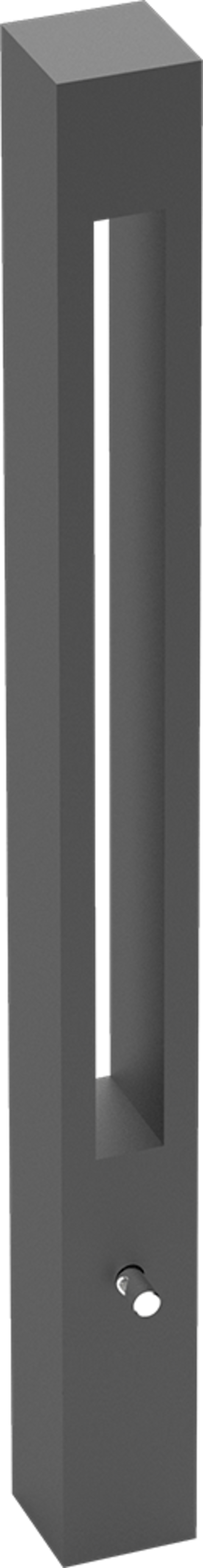 Steel bollard Cubo