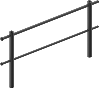 Knieholmgeländer Knee rail Pirmasens