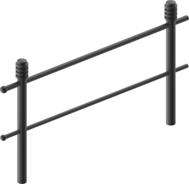 Knieholmgeländer Knee rail Verdun