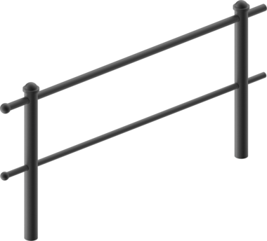 Knieholmgeländer Knee rail Bayern