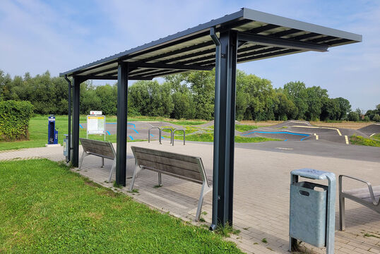 Oelde, Pumptrack, Bewegungspark am Bergelerweg